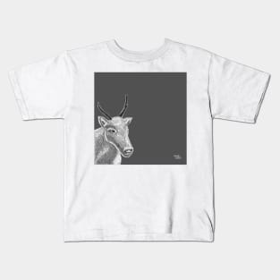 Reindeer - moose - elg - elk Kids T-Shirt